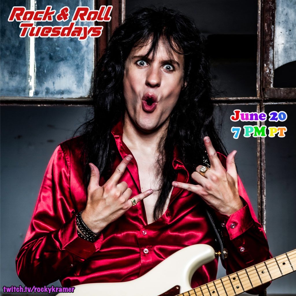 Rocky Kramerâ€™s Rock & Roll Tuesdays Presents â€œArmageddonâ€ June 13th, 2023, 7 PM PT on Twitch