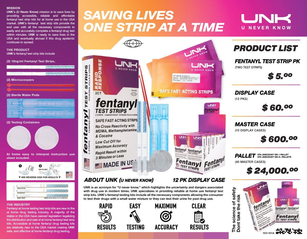 UNK LAB SOLUTIONS: Promoting Safety and Harm Reduction with Top of The Line Drug Testing Kits